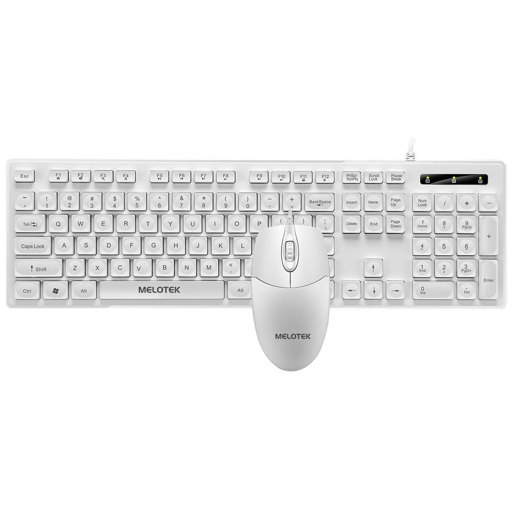 Waterdrop Keycaps Wired Keyboard&Mouse Combo DS-910 WH