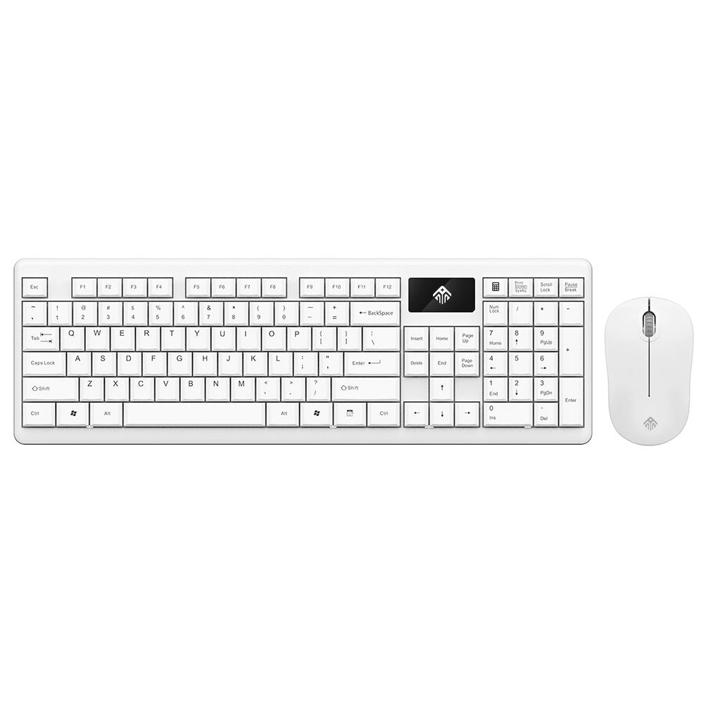 Wireless Keyboard Mouse Set RS160 WH