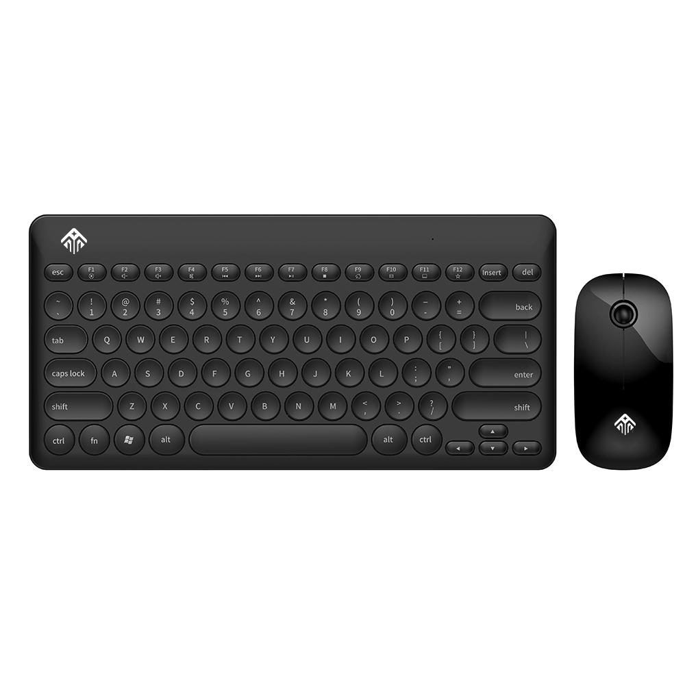 Wireless Keyboard Mouse Set RS662 BK