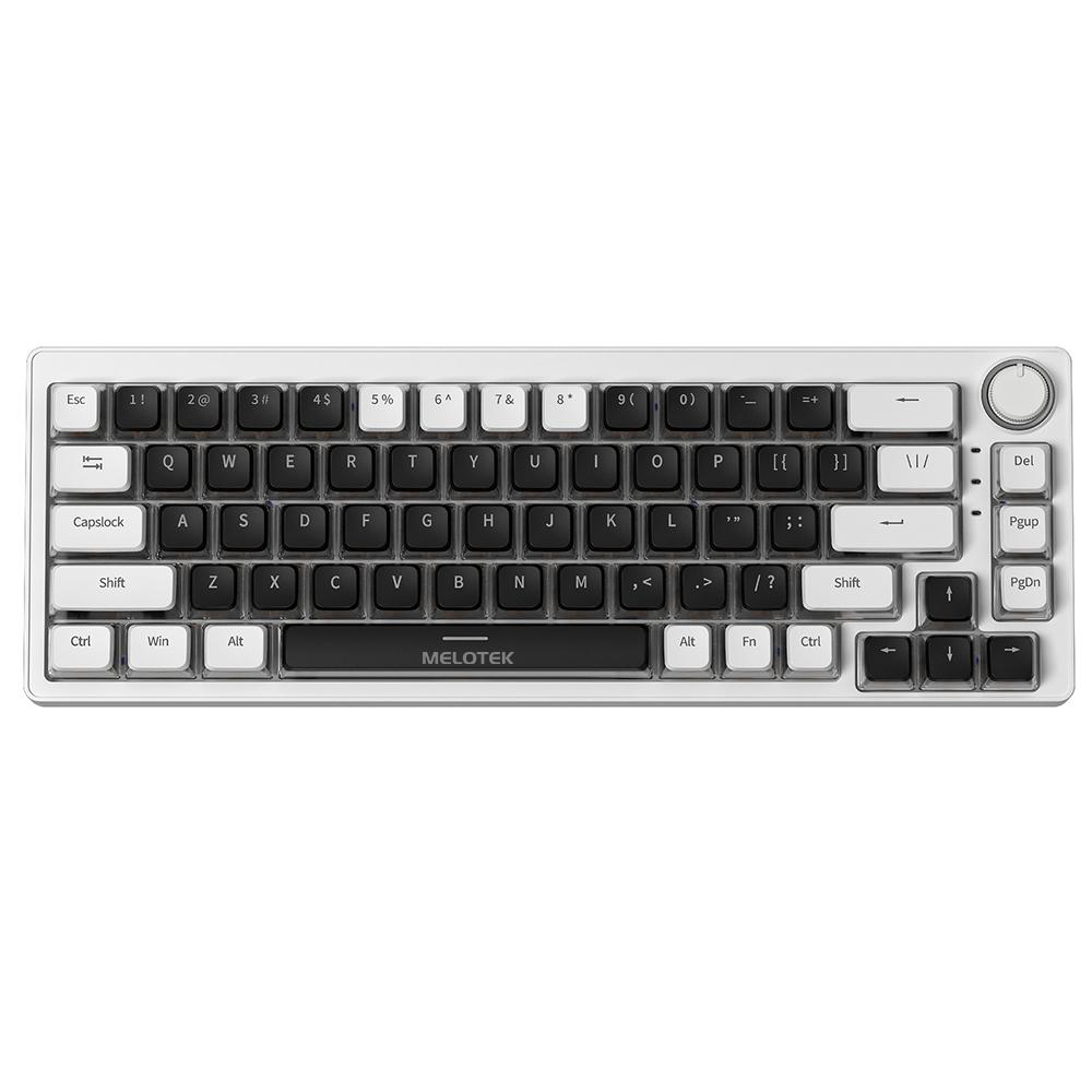 Translucent Pudding Keyboard KT680 BW