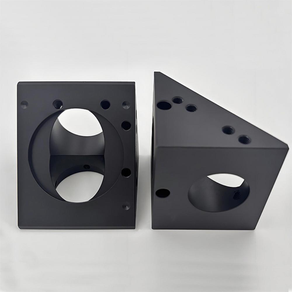 CNC Milling aluminum parts black anodized